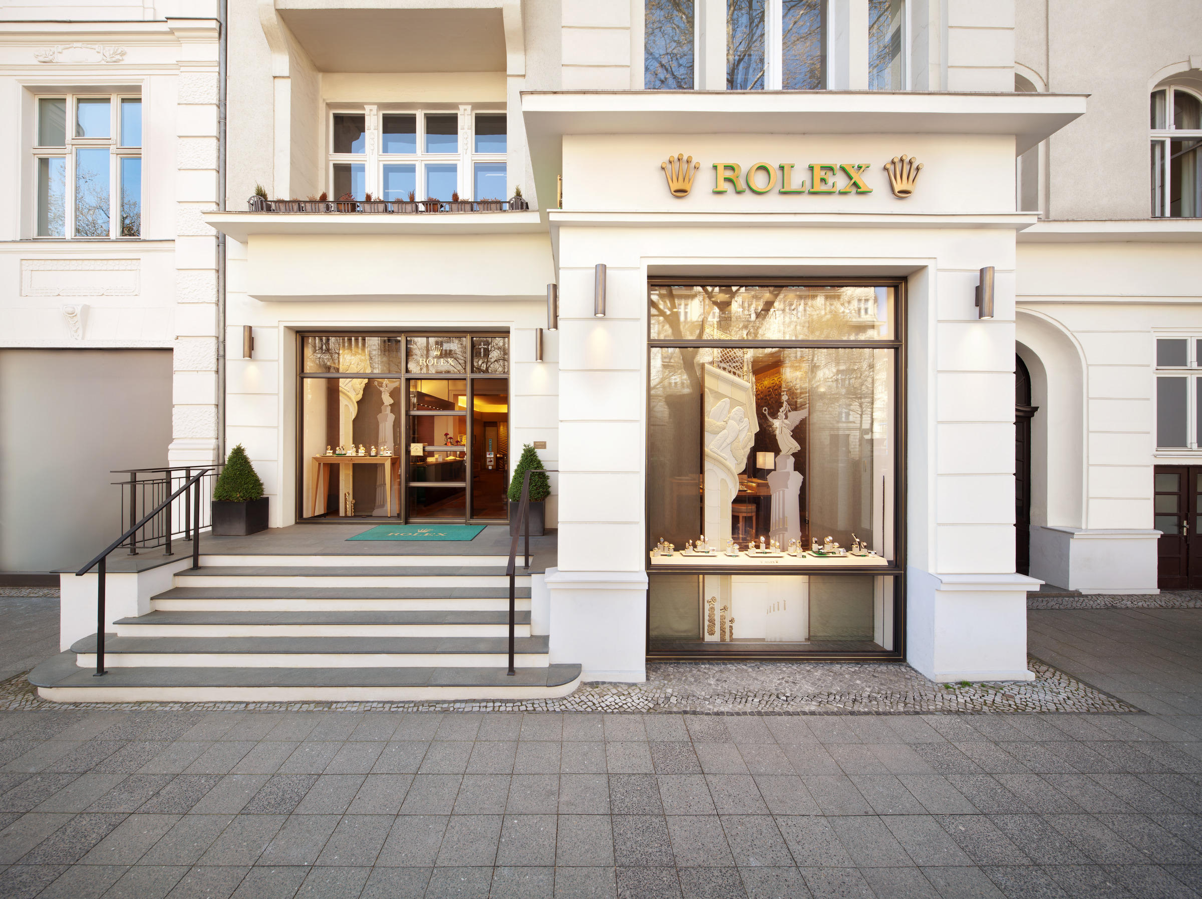 Logo Rolex Boutique Berlin - präsentiert von Wempe