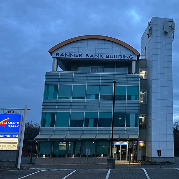 Banner Bank branch in Blaine, Washington