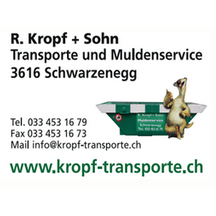 R. Kropf + Sohn Transporte und Muldenservice Logo