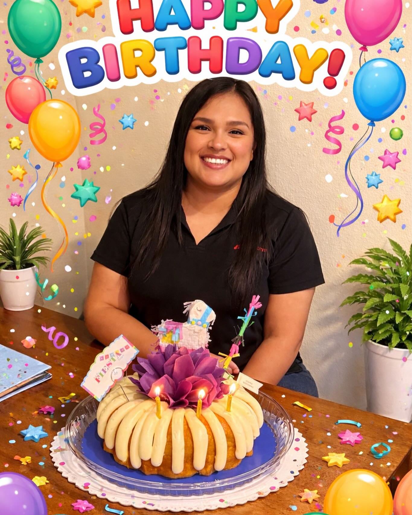 We love to celebrate here!