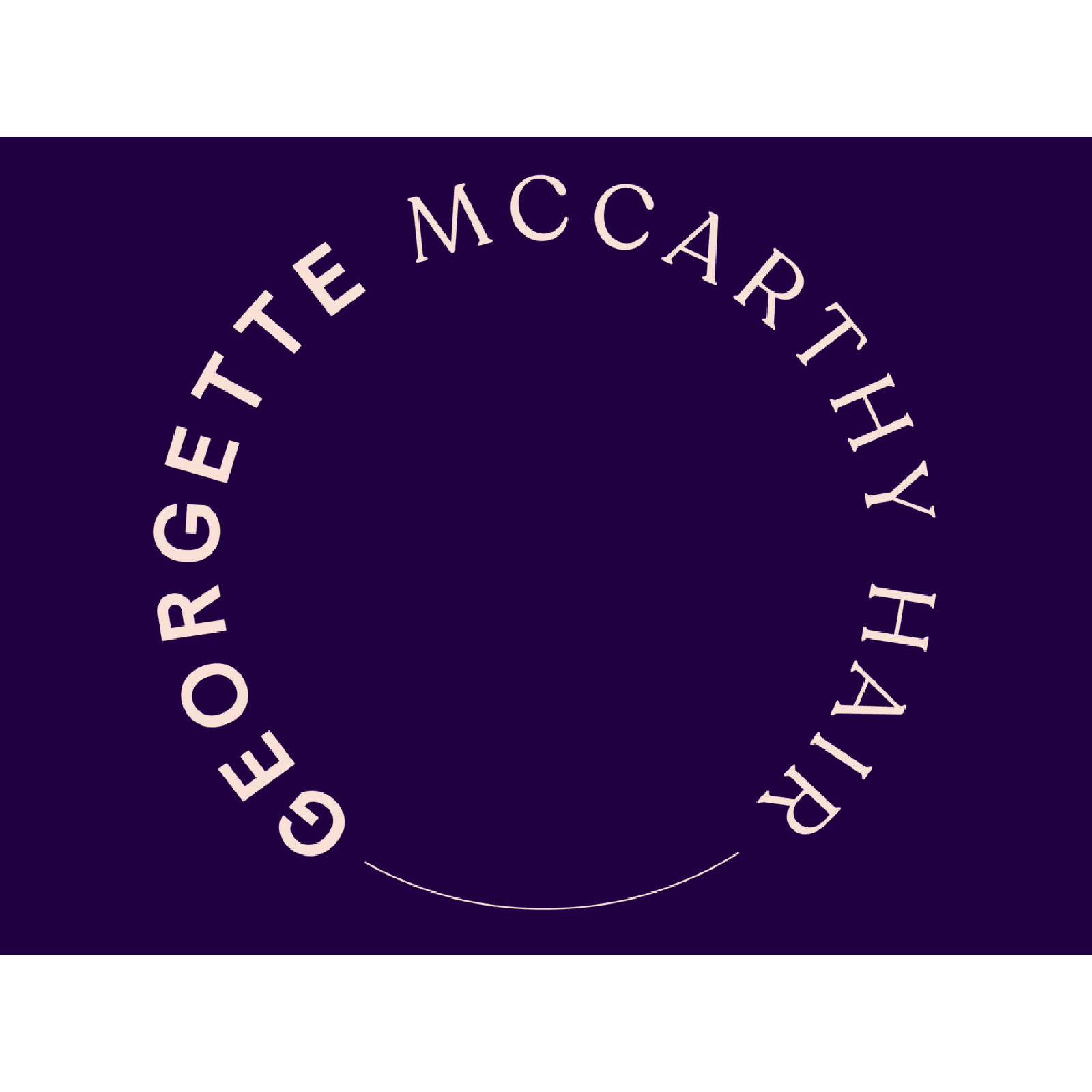 Georgette McCarthy Hair Logo