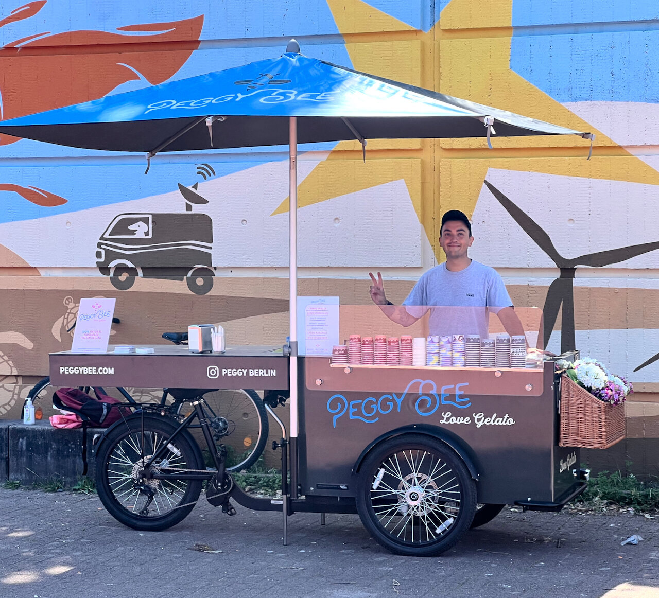 Peggy Bee - Eiscafé & italienische Bar, Weichselstraße 13 in Berlin