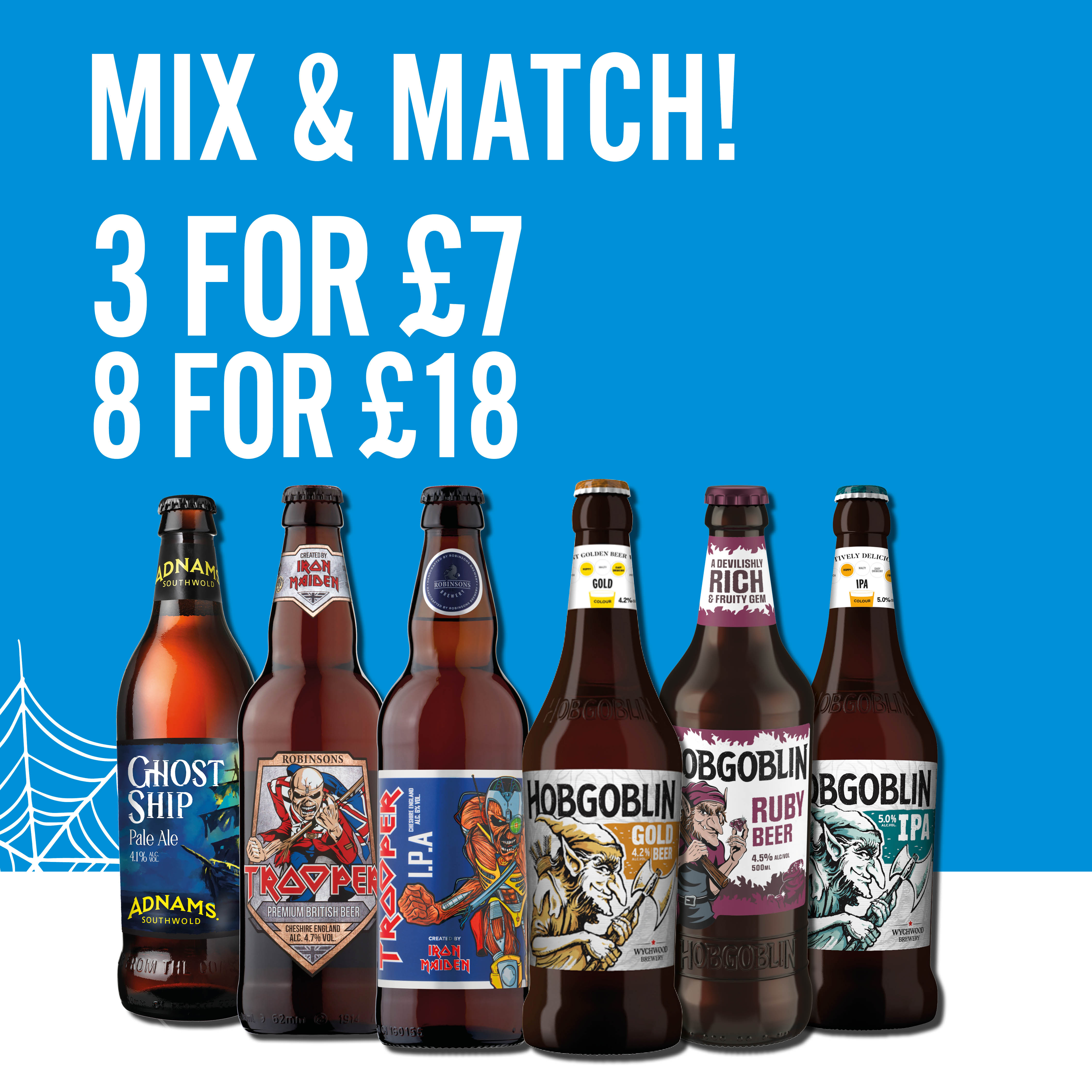Mix & Match 3 for &pound;7 or 8 For &pound;18