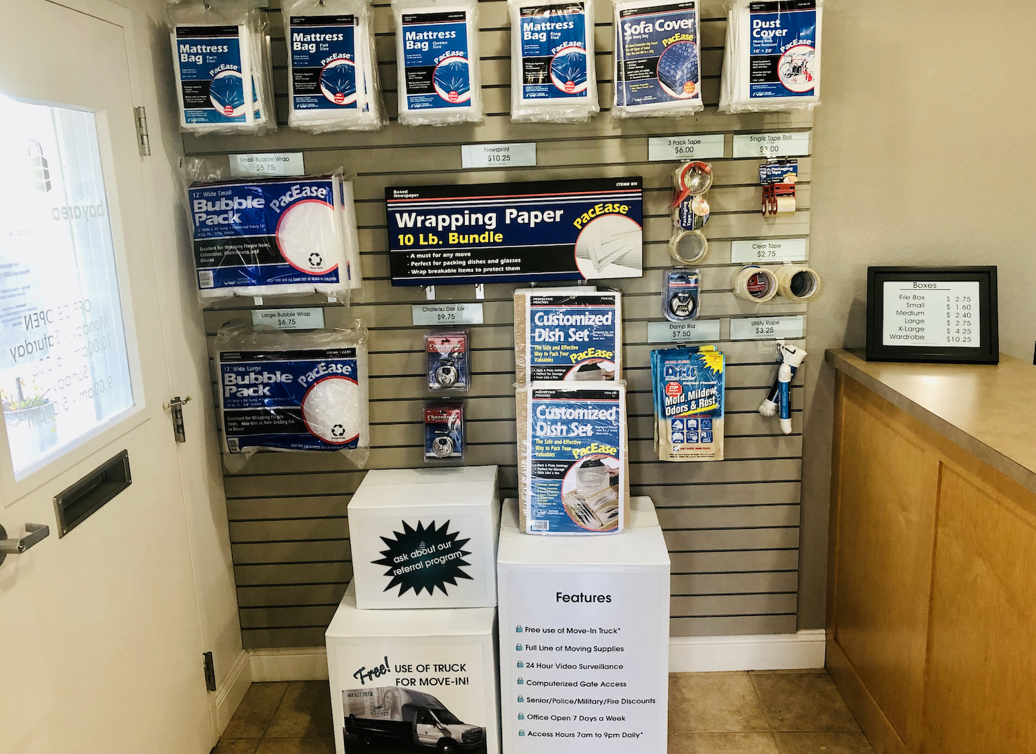 Bay Area Self Storage Bird Ave Packaging Supplies