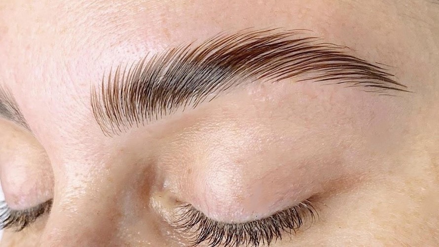 Brow Lamination and Brow tint