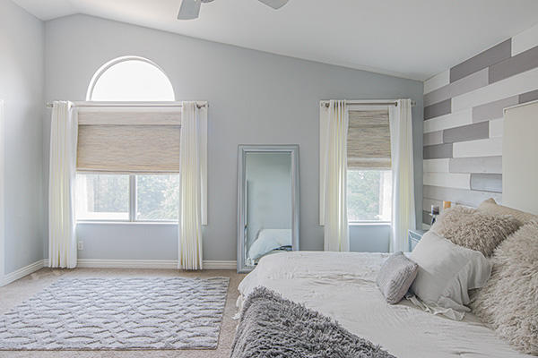 Drapery side panels to dress up your bedroom windows Budget Blinds of Lethbridge Lethbridge (403)892-0686
