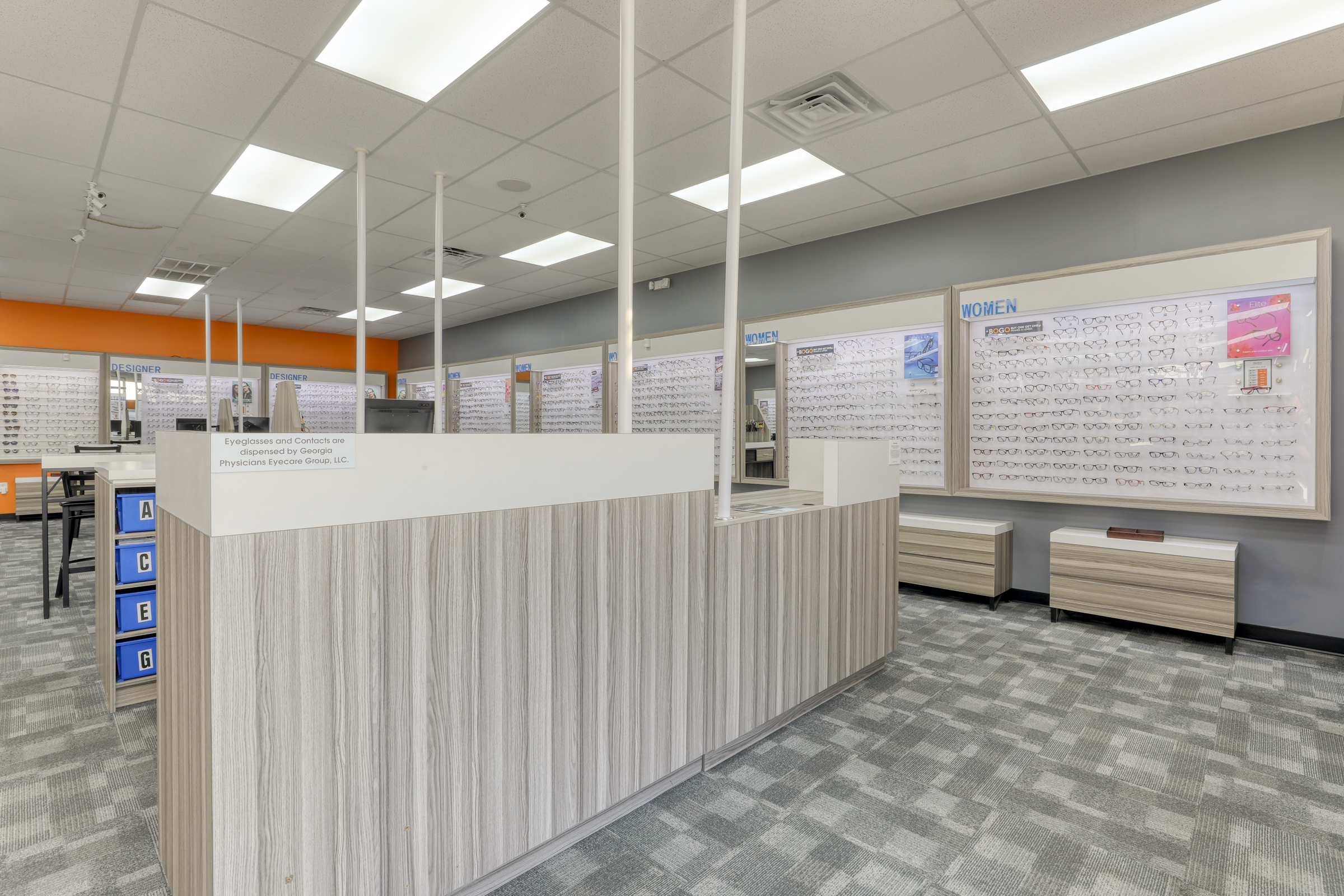 Store Interior at Stanton Optical store in Austell, GA 30106