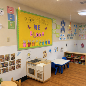 Bright and colorful preschool classroom at Childcare Network with age-appropriate learning materials