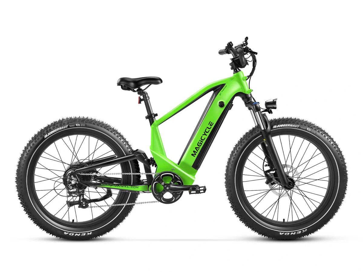 MAGICYCLE: DEER: THESE BIKES ARE THE SUV OF ELECTRIC BIKES (CAN CARRY 400 LBS ). FULL SUSPENSION FULL SIZE ELECTRIC BIKE, 52 VOLT SYSTEM ( INSANELY QUICK AND STRONG )
