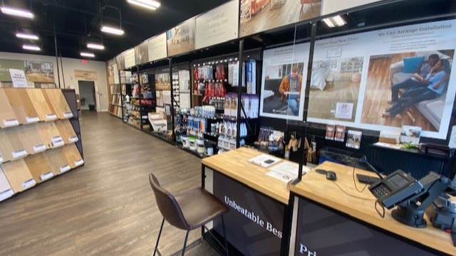 Interior of LL Flooring  1418 - Morrisville | Side View