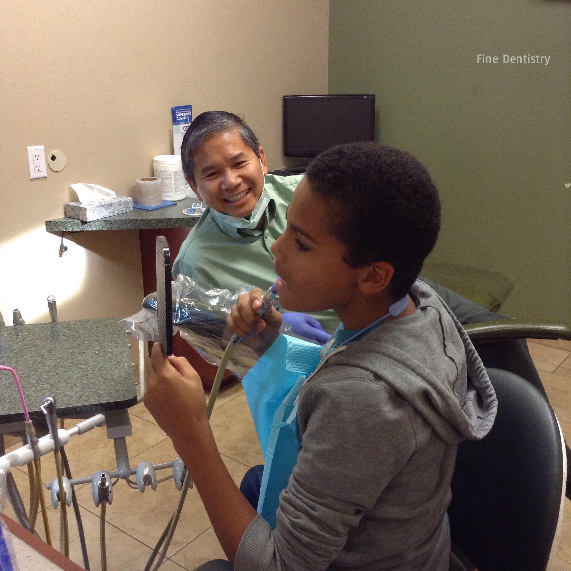 Dr. Henry Phan and patient at Fine Dentistry | Chandler, AZ
