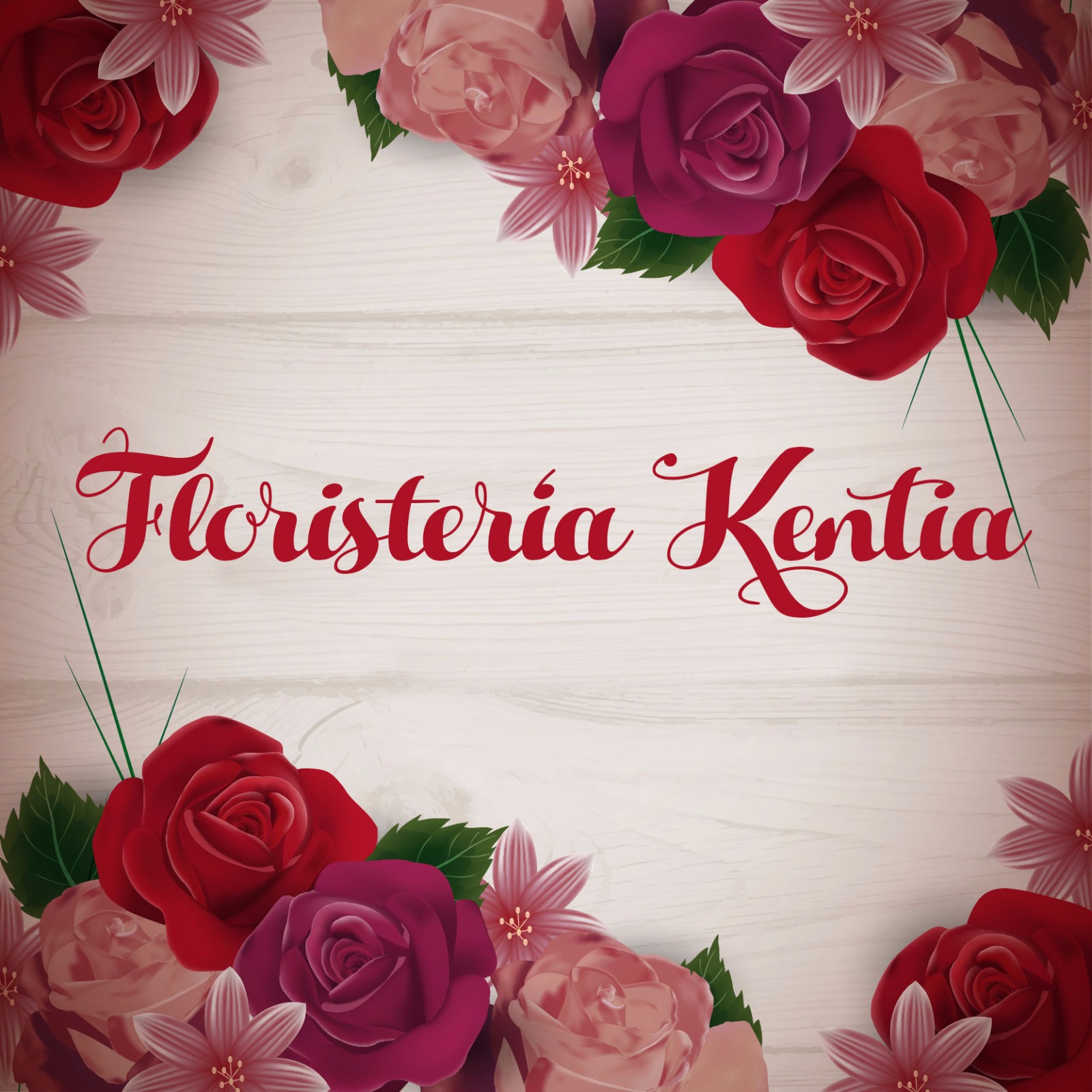 Floristería Kentia Logo