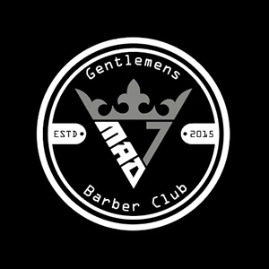 Mad7 - Gentlemens Barber Club - Daniel Prinz (Barbershop) Logo