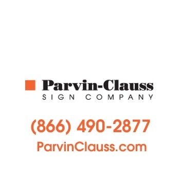 Parvin-Clauss Sign Company Logo