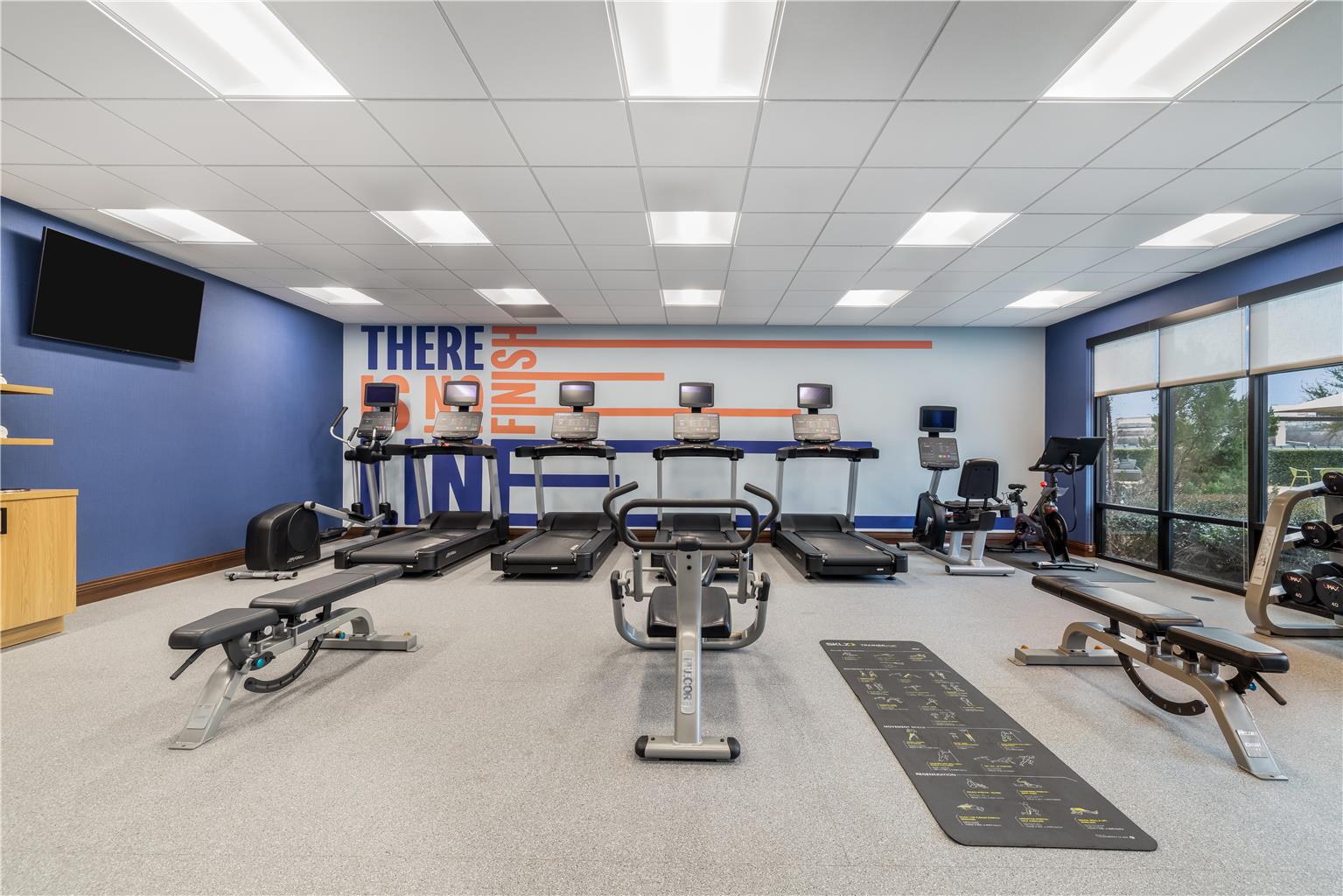 Health club fitness center gym