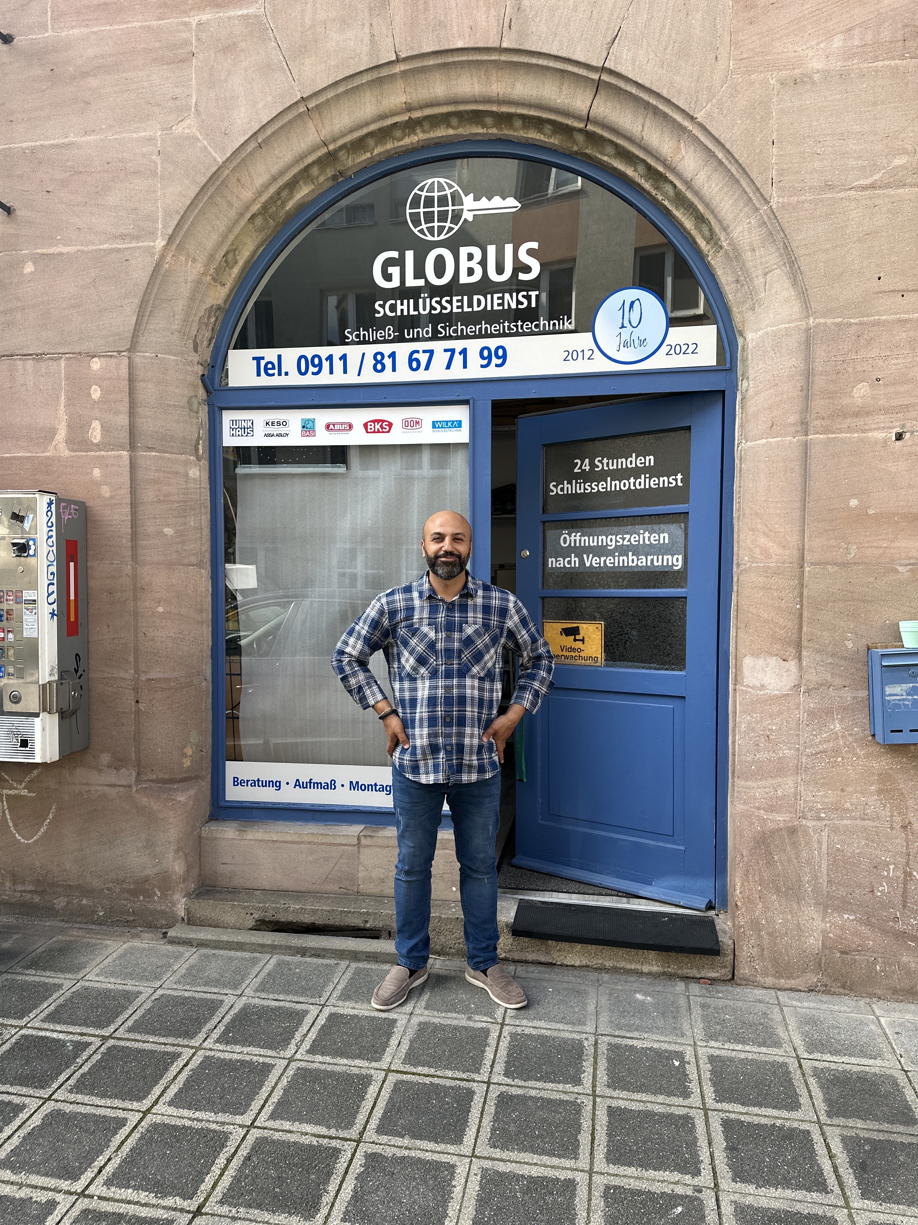 Globus Schlüsseldienst Schließ- und Sicherheitstechnik, Bärenschanzstraße 1 in Nürnberg