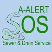 A-Alert S.O.S. Sewer & Drain Service Logo