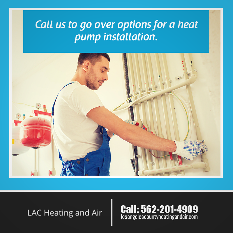 Schedule your Heat Pump Installation LAC Heating & Air in Lynwood, CA