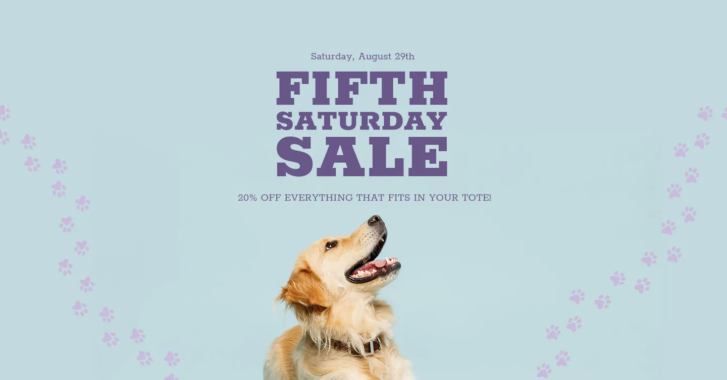 Image of Local Pet Event Fifth Saturday Sale | August 2026 Nearby