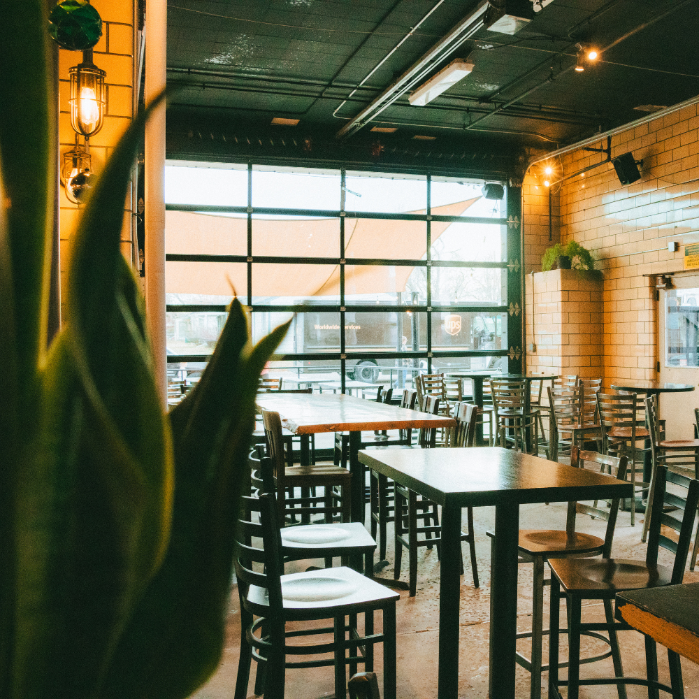 Guests gather inside Station 26 Brewing Co. to enjoy craft beer, food trucks, and community events t 