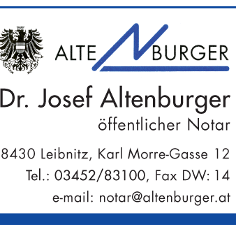 Altenburger Josef Dr. öffentl. Notar