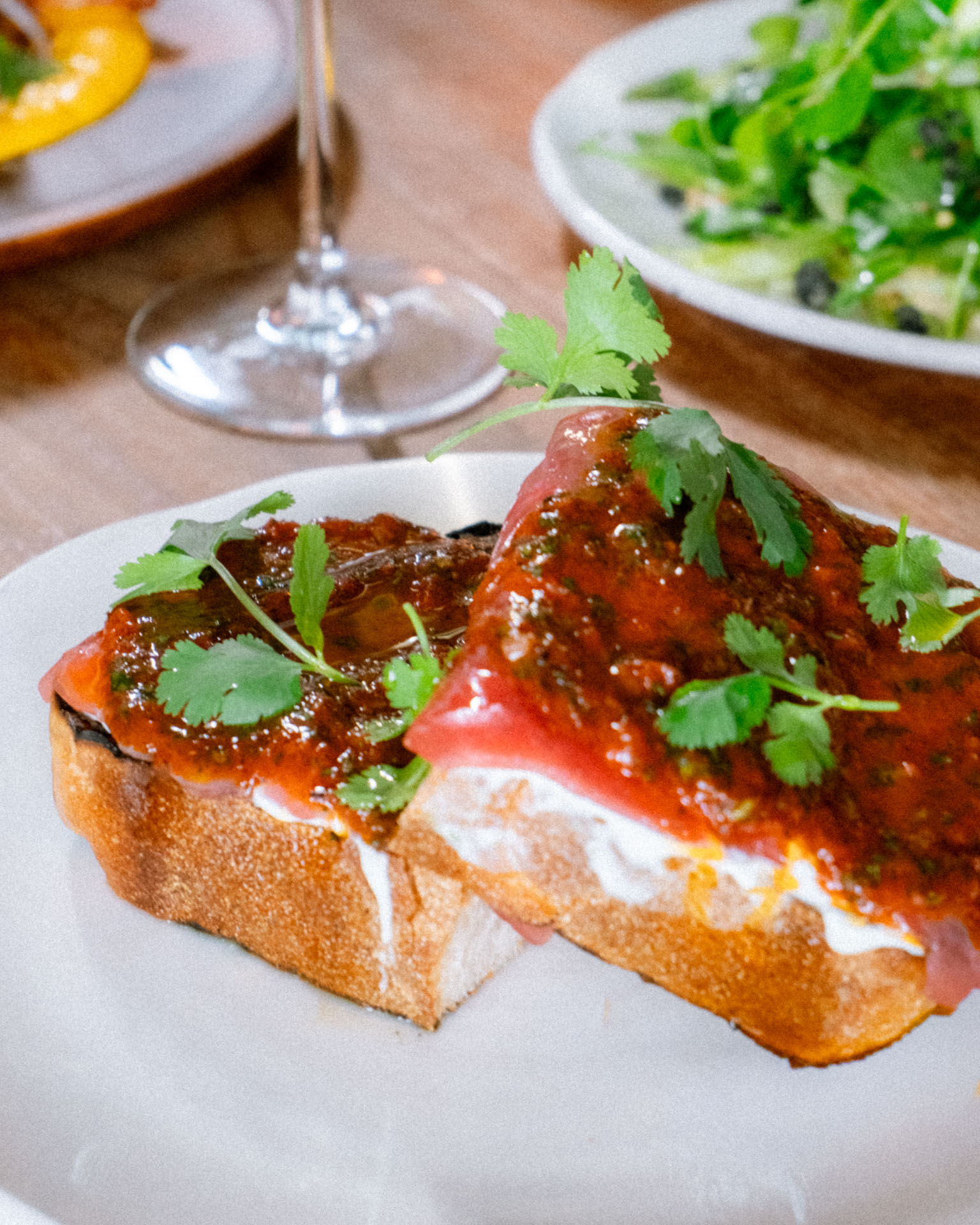 Raw Tuna Bruschetta
