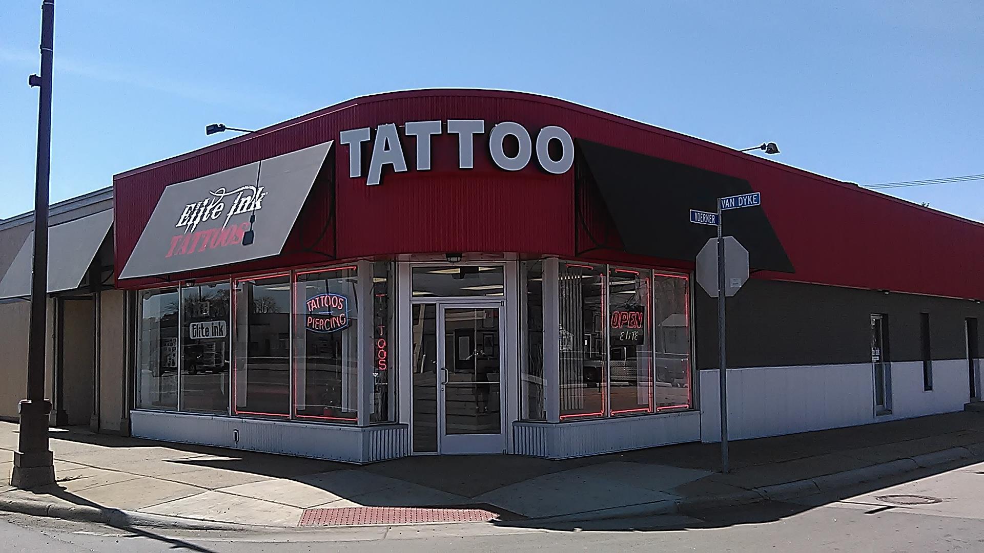 Elite Ink Tattoo Studios of Metro Detroit Centerline Location