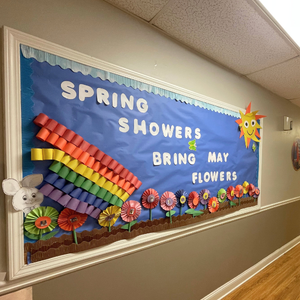 Display of a children's's hands-on learning activities at Childcare Network