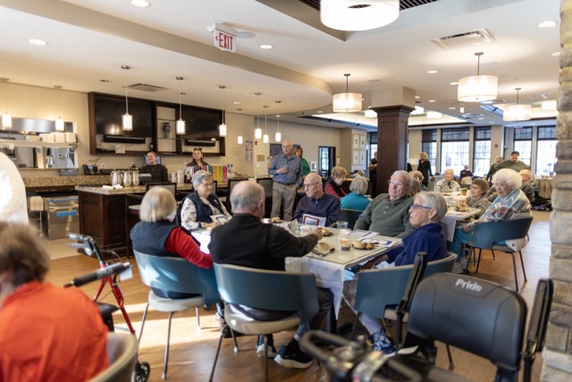 Engaging social events and programs keep the community connected.