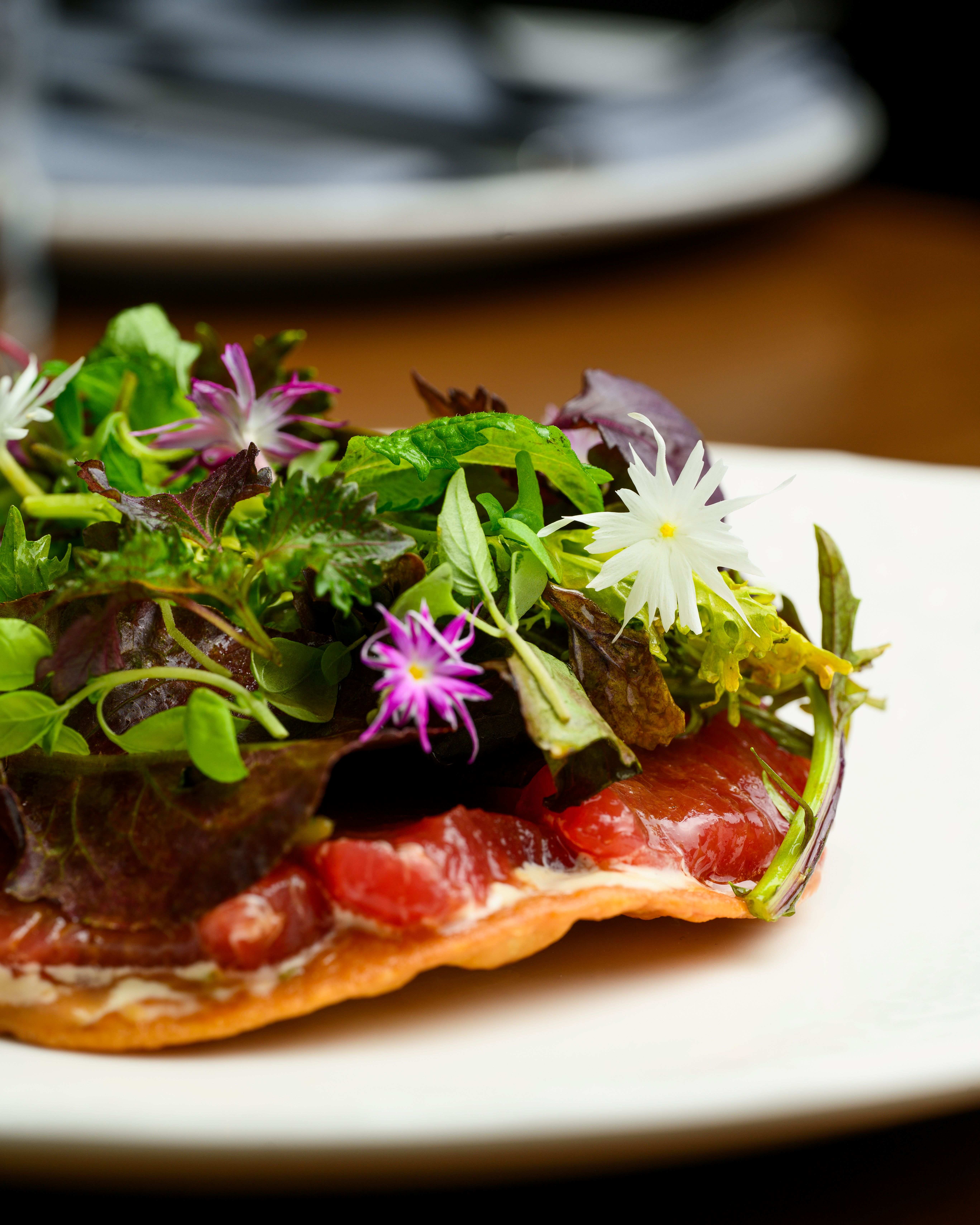 BLUE FIN TUNA TOSTADA 