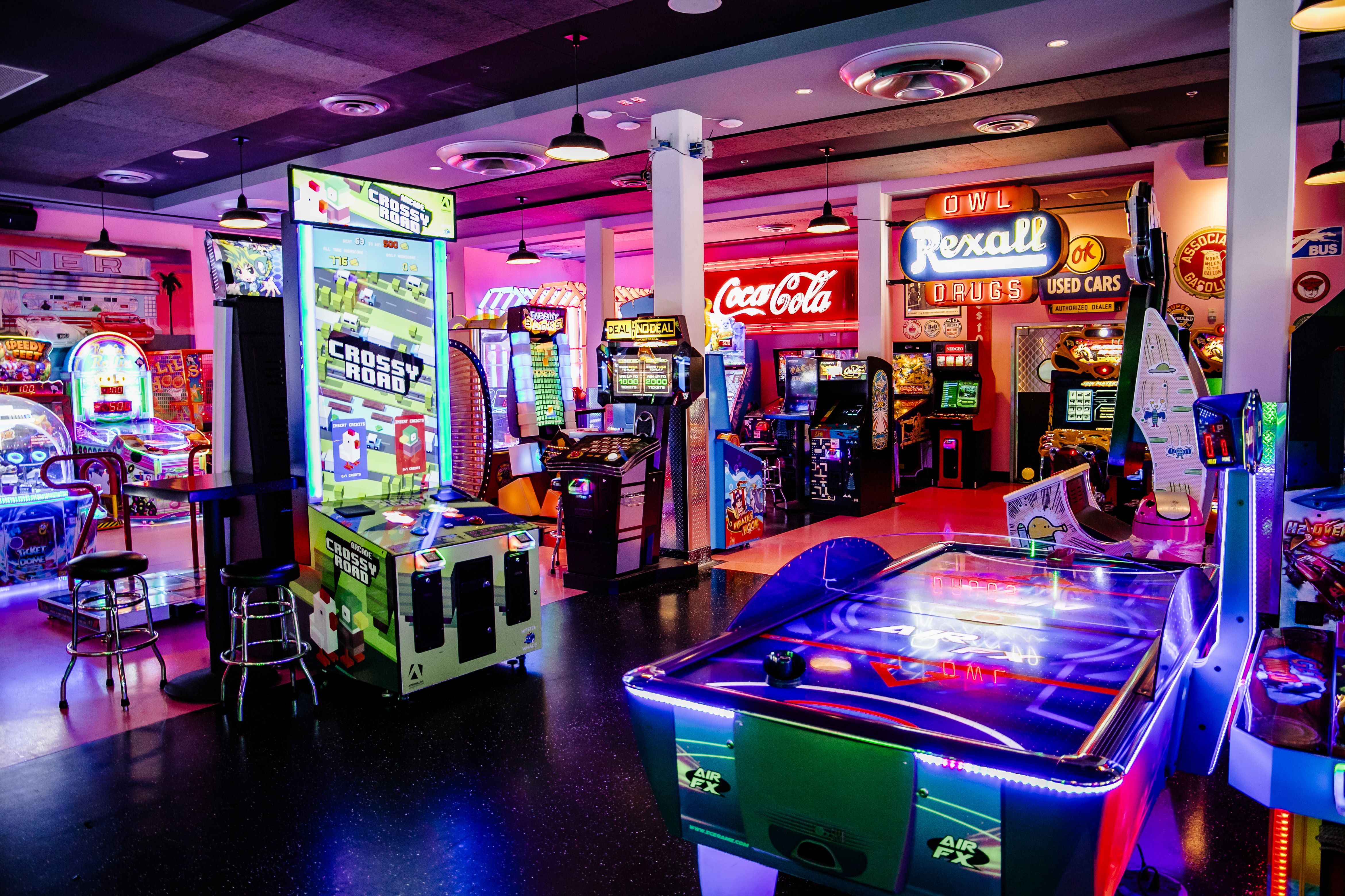 Corvette Diner offers fun with over 60 games in our Gamer’s Garage Arcade. 