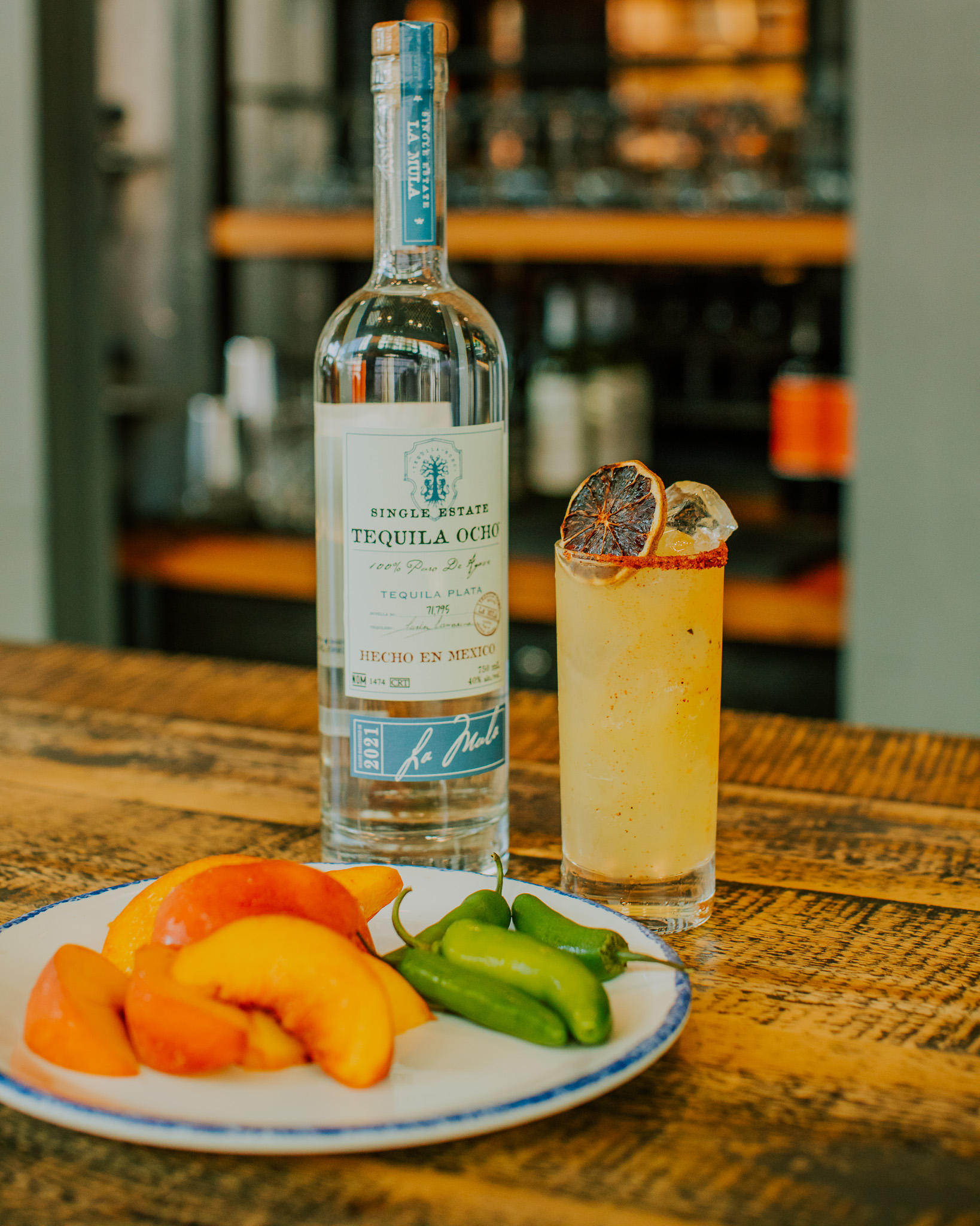 peach jalapeno margarita