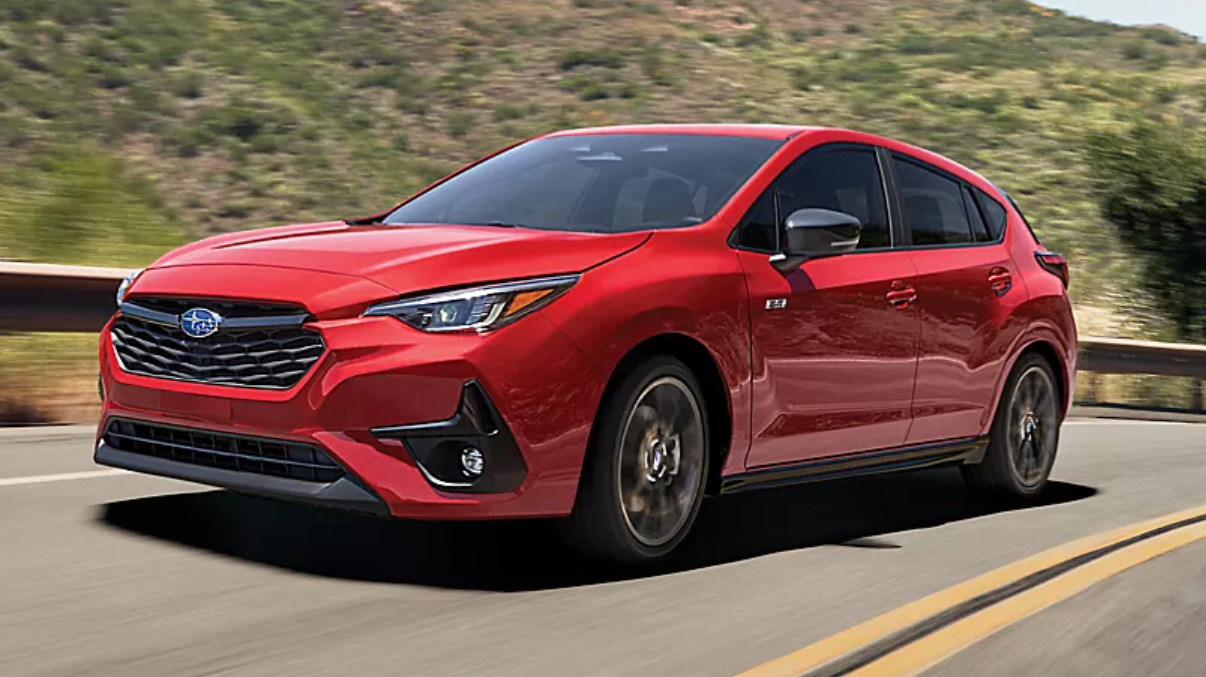 Red Subaru available at Jenkins Subaru