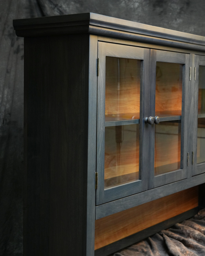 Dark Slate Finish on Cabinet