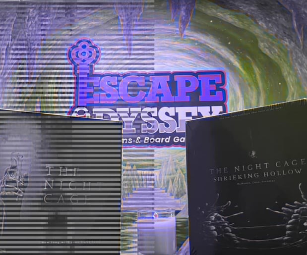 Images Escape Odyssey: Escape Rooms, Trading Cards, & Board Games