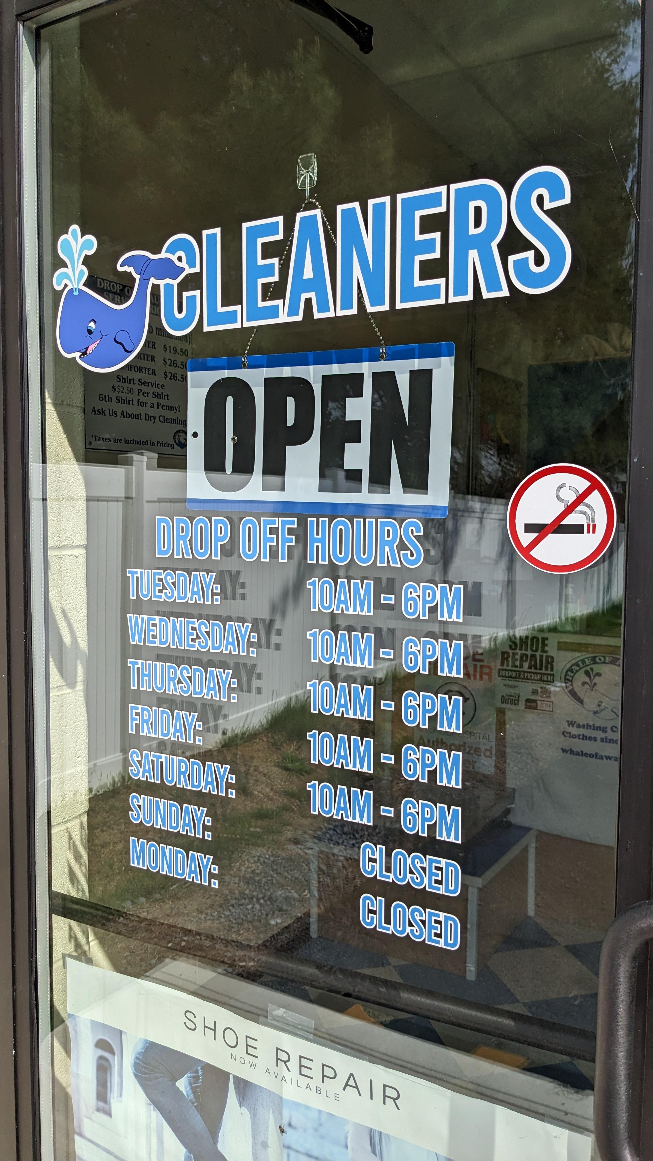 Cleaners Hours Hedgesville