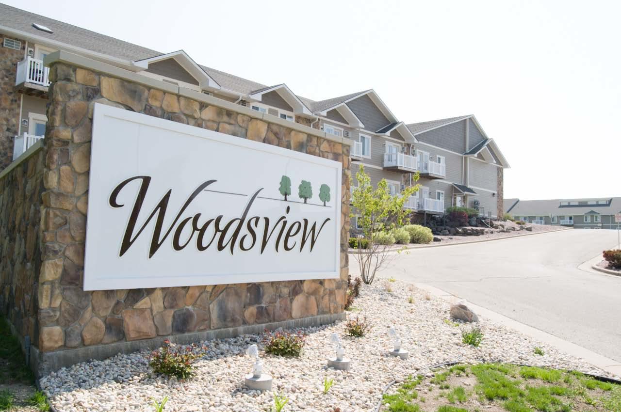 Woodsview Apartments Property Sign