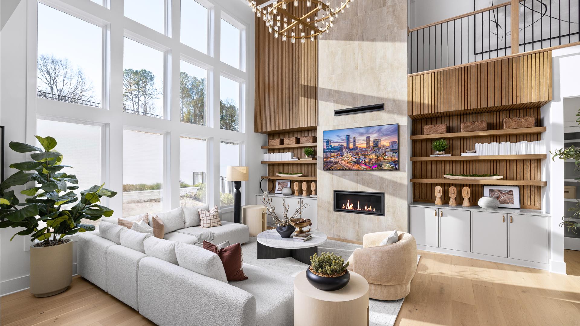Spacious and inviting great rooms