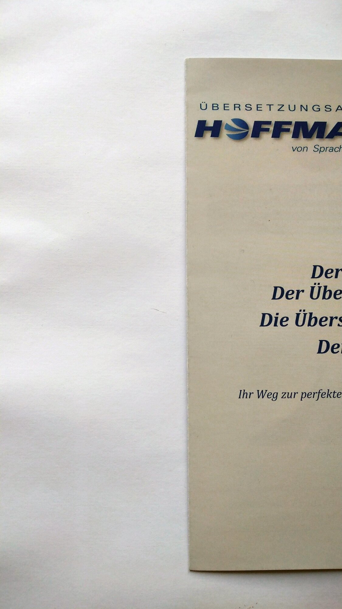 Bilder Übersetzungsagentur Hoffmann