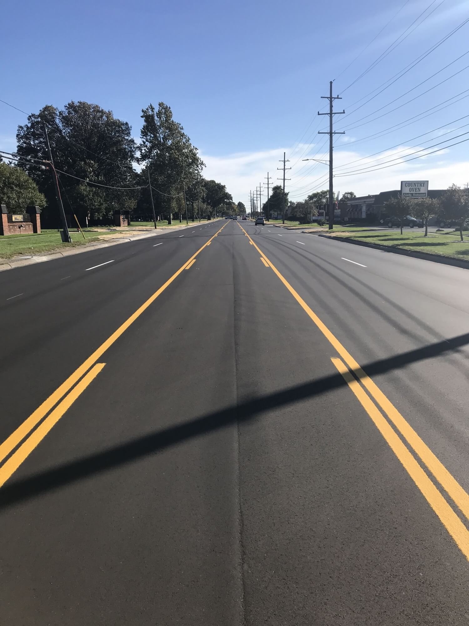 Hoover Road concrete paving project