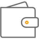 Wallet icon.
