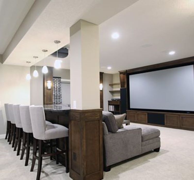 At J Brothers, we’re passionate about transforming houses into dream homes. Lower levels add valuable square footage for families to enjoy, unwind, and feel at home. We can make it into whatever you would like!