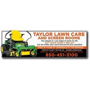 Taylor Lawncare & Screen Rooms