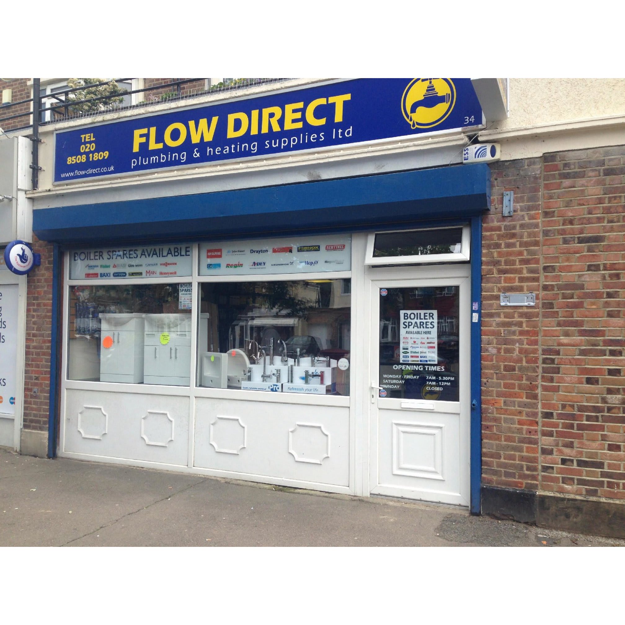 LOGO Flow Direct Plumbing & Heating Loughton 020 8508 1809