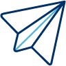 Paper plane icon.