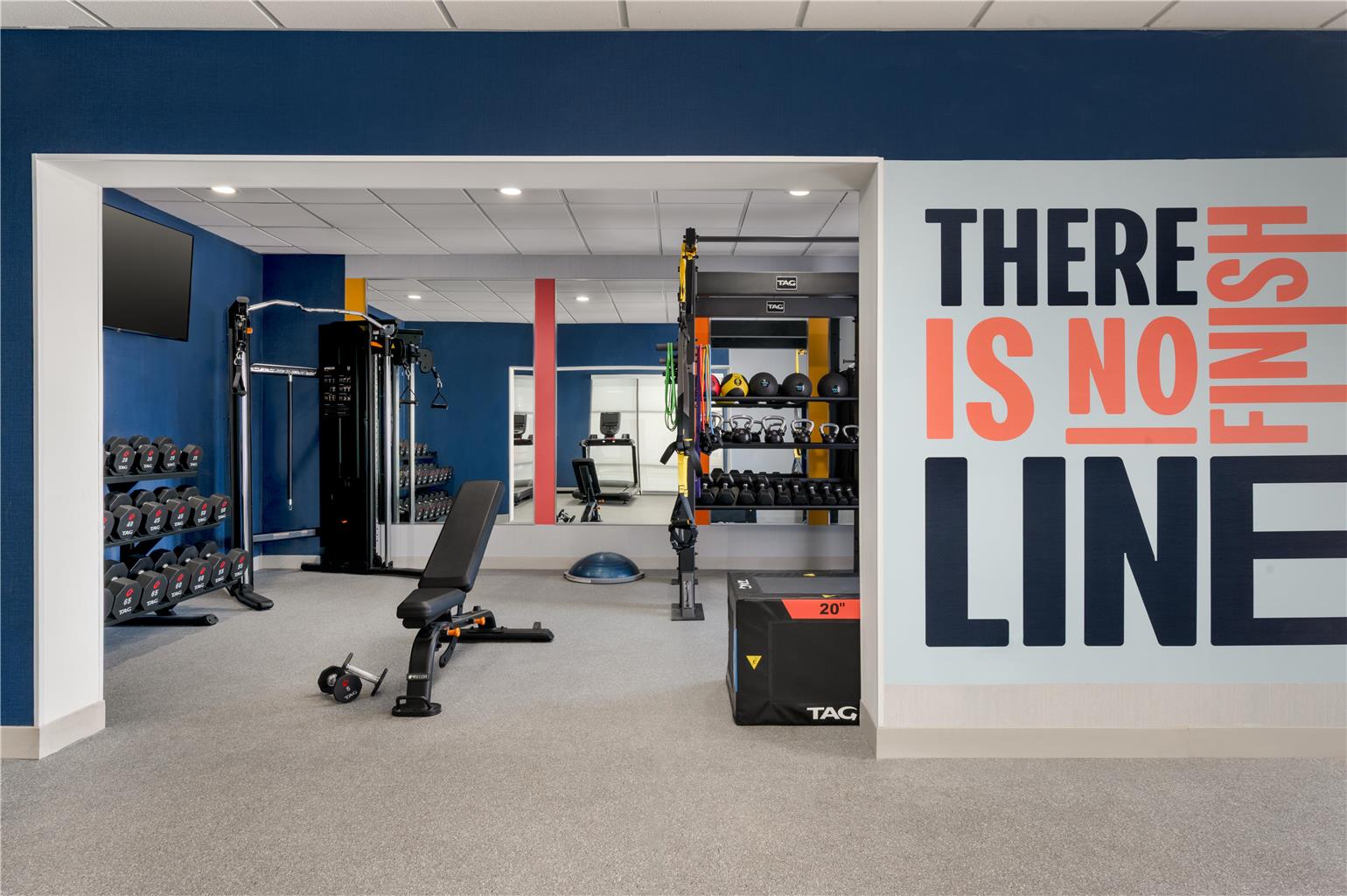 Health club fitness center gym