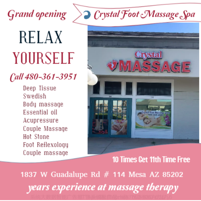 Crystal Foot Massage Spa Logo