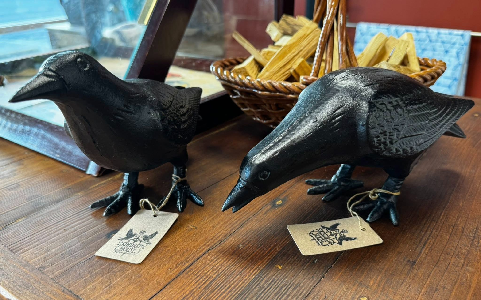 Our cast iron crows!