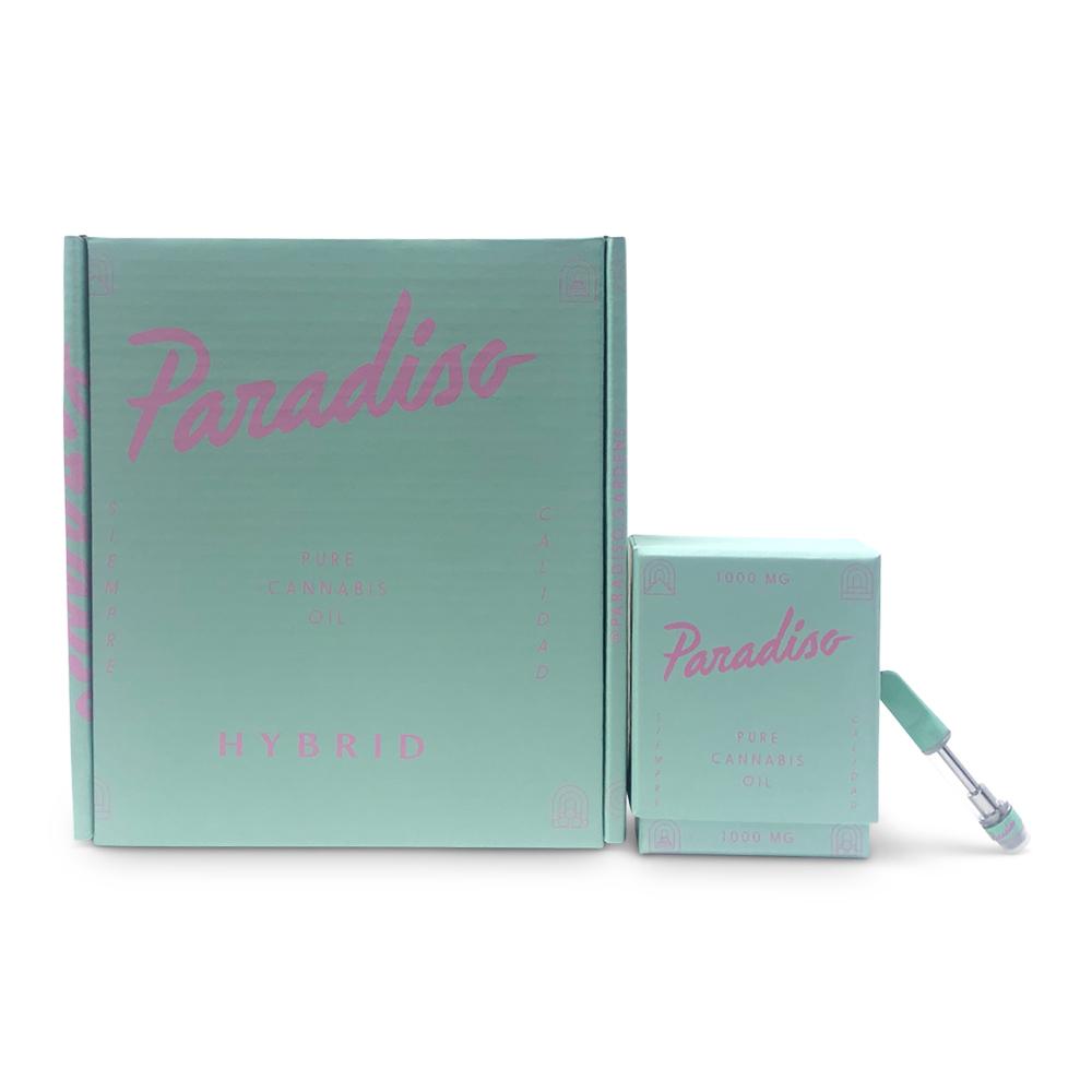 Vape boxes for Paradiso. Custom packaging by PLC Print.