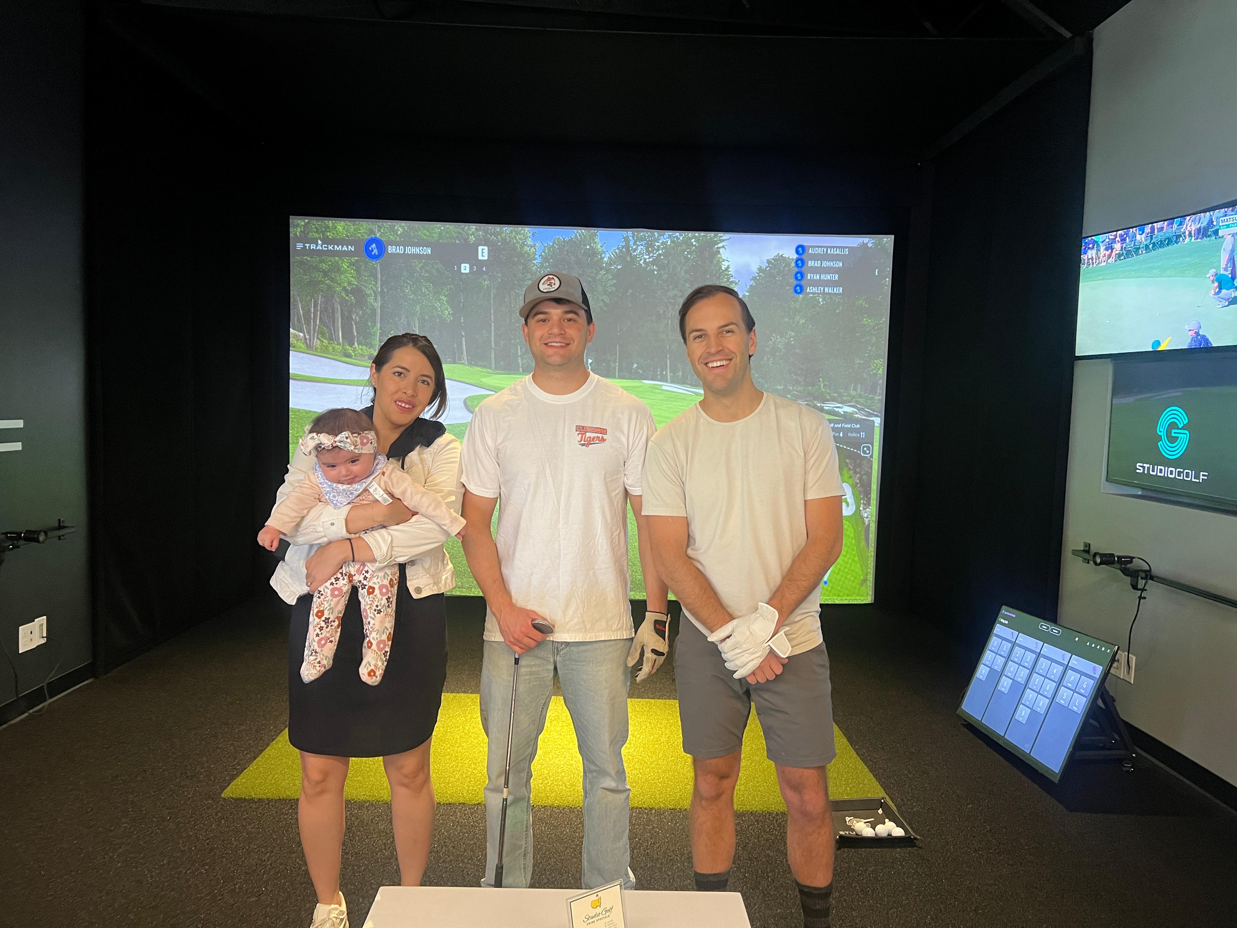 The last seven photos document a spirited team-building outing, featuring our doctors and specialists at the newly opened studio golf facility in Cimarron, West El Paso.